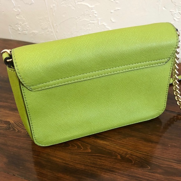 Michael Kors green saffiano Crossbody - Picture 6 of 7